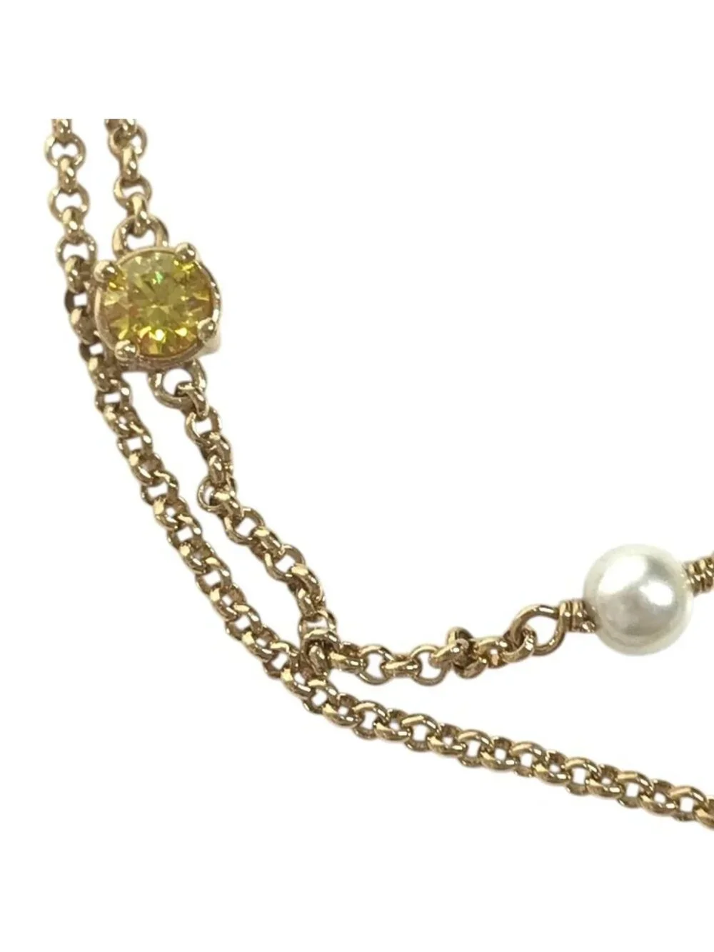 Louis Vuitton Bracelet LV Metal Strass Gold